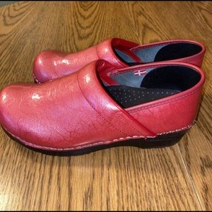 Sanita Patent Leather Clogs